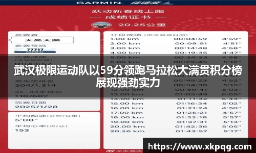 武汉极限运动队以59分领跑马拉松大满贯积分榜展现强劲实力